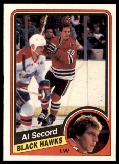 Hokejová karta Al Secord O-Pee-Chee 1984-85 řadová č. 46