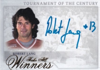 Hokejová karta Robert Lang Tournament Of The Century Signature