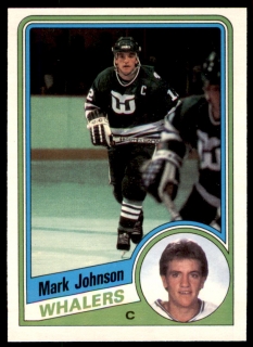 Hokejová karta Mark Johnson O-Pee-Chee 1984-85 řadová č. 72
