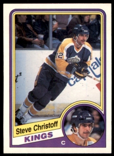 Hokejová karta Steve Christoff O-Pee-Chee 1984-85 řadová č. 81