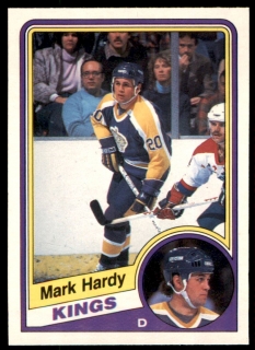 Hokejová karta Mark Hardy O-Pee-Chee 1984-85 řadová č. 86