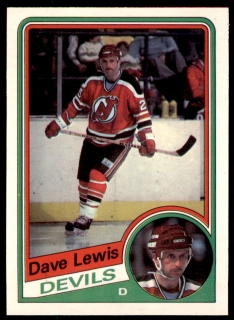 Hokejová karta Dave Lewis O-Pee-Chee 1984-85 řadová č. 113