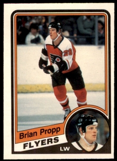 Hokejová karta Brian Propp O-Pee-Chee 1984-85 řadová č. 166