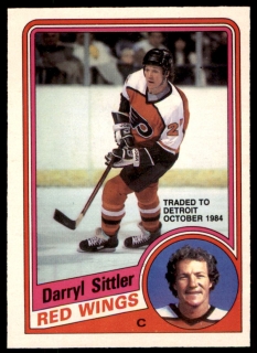 Hokejová karta Darryl Sittler O-Pee-Chee 1984-85 řadová č. 168