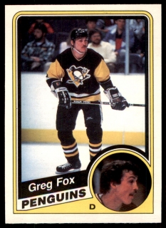Hokejová karta Greg Fox O-Pee-Chee 1984-85 řadová č. 175
