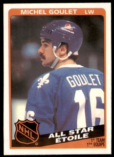 Hokejová karta Michel Goulet O-Pee-Chee 1984-85 All Star č. 207