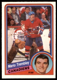 Hokejová karta Mario Tremblay O-Pee-Chee 1984-85 řadová č. 274