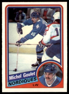 Hokejová karta Michel Goulet O-Pee-Chee 1984-85 řadová č. 280