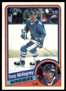 Hokejová karta Tony McKegney O-Pee-Chee 1984-85 řadová č. 283