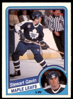 Hokejová karta Stewart Gavin O-Pee-Chee 1984-85 řadová č. 302
