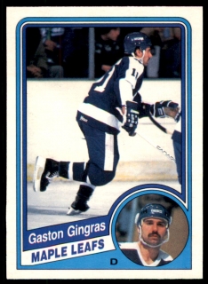 Hokejová karta Gaston Gingras O-Pee-Chee 1984-85 řadová č. 303