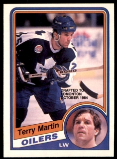 Hokejová karta Terry Martin O-Pee-Chee 1984-85 řadová č. 306