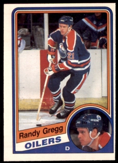 Hokejová karta Randy Gregg O-Pee-Chee 1984-85 řadová č. 242