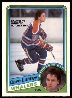 Hokejová karta Dave Lumley O-Pee-Chee 1984-85 řadová č. 252