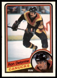 Hokejová karta Ron Delorme O-Pee-Chee 1984-85 řadová č. 316