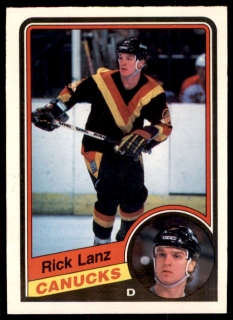 Hokejová karta Rick Lanz O-Pee-Chee 1984-85 řadová č. 321
