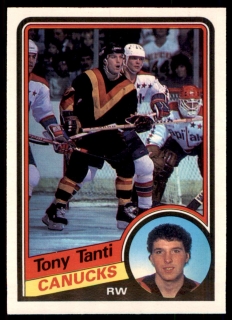 Hokejová karta Tony Tanti O-Pee-Chee 1984-85 řadová č. 332