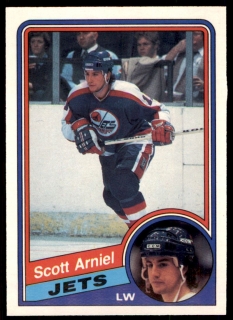 Hokejová karta Scott Arniel O-Pee-Chee 1984-85 řadová č. 333