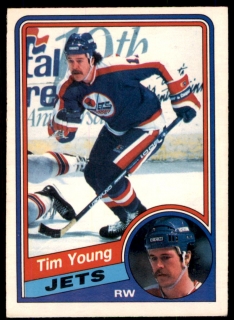Hokejová karta Tim Young O-Pee-Chee 1984-85 řadová č. 351