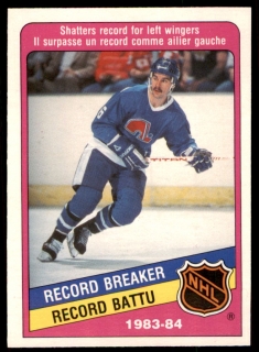 Hokejová karta Michel Goulet O-Pee-Chee 1984-85 Record Breaker č. 391