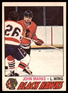 Hokejová karta John Marks O-Pee-Chee 1977-78 řadová č. 47