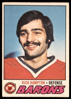 Hokejová karta Rick Hampton O-Pee-Chee 1977-78 řadová č. 63