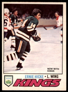 Hokejová karta Ernie Hicke O-Pee-Chee 1977-78 řadová č. 132