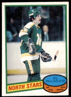 Hokejová karta Al MacAdam O-Pee-Chee 1980-81 řadová č. 34