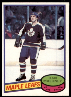 Hokejová karta Dan Maloney O-Pee-Chee 1980-81 řadová č. 118