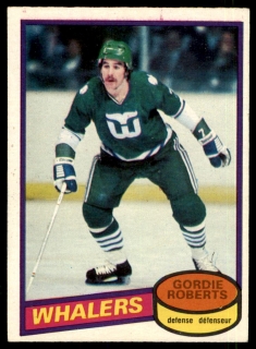Hokejová karta Gordie Roberts O-Pee-Chee 1980-81 řadová č. 112