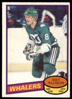 Hokejová karta Ray Allison O-Pee-Chee 1980-81 rookie č. 126