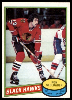 Hokejová karta Ron Sedlbauer O-Pee-Chee 1980-81 řadová č. 134