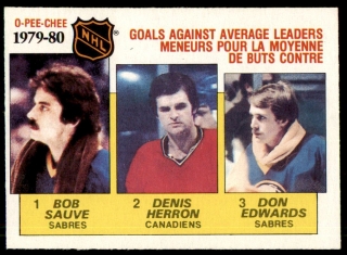 Hokejová karta Sauve / Herron / Edwards O-Pee-Chee 1980-81 Leader č. 166