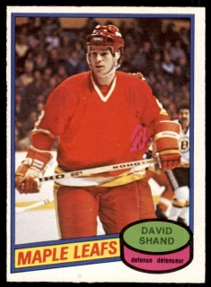 Hokejová karta David Shand O-Pee-Chee 1980-81 řadová č. 282