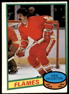 Hokejová karta Ken Houston O-Pee-Chee 1980-81 řadová č. 303