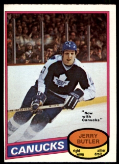 Hokejová karta Jerry Butler O-Pee-Chee 1980-81 řadová č. 351