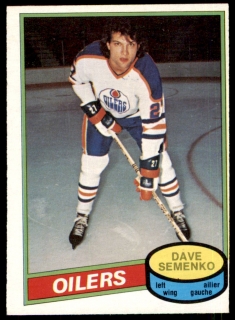Hokejová karta Dave Semenko O-Pee-Chee 1980-81 řadová č. 360
