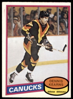 Hokejová karta Dennis Kearns O-Pee-Chee 1980-81 řadová č. 392