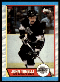 Hokejová karta John Tonelli Topps 1989-90 řadová č. 8