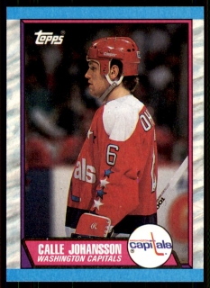 Hokejová karta Calle Johansson Topps 1989-90 řadová č. 16