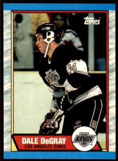 Hokejová karta Dale DeGray Topps 1989-90 řadová č. 18
