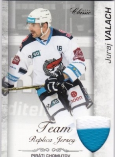 Hokejová karta Juraj Valach OFS 17/18 S.I. Team Replica Jersey