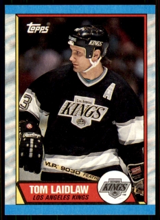 Hokejová karta Tom Laidlaw Topps 1989-90 řadová č. 34