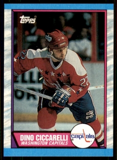 Hokejová karta Dino Ciccarelli Topps 1989-90 řadová č. 41