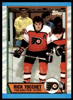 Hokejová karta Rick Tocchet Topps 1989-90 řadová č. 80