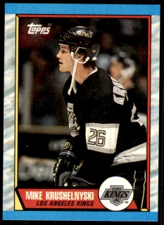 Hokejová karta Mike Krushelnyski Topps 1989-90 řadová č. 104