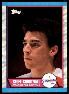 Hokejová karta Geoff Courtnall Topps 1989-90 řadová č. 111