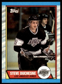 Hokejová karta Steve Duchesne Topps 1989-90 řadová č. 123