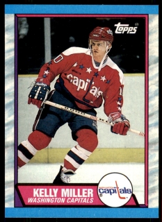 Hokejová karta Kelly Miller Topps 1989-90 řadová č. 131