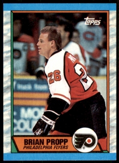 Hokejová karta Brian Propp Topps 1989-90 řadová č. 139
